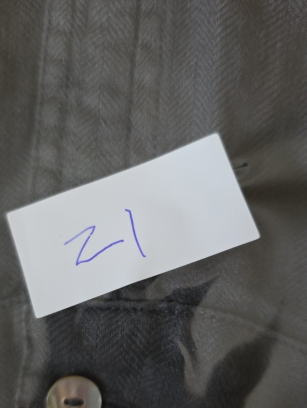 C&C California 100% Linen Charcoal Button-Front Maxi Skirt Size Large Or 10 - Picture 5 of 5